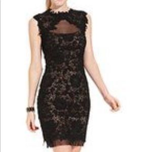 Black lace dress